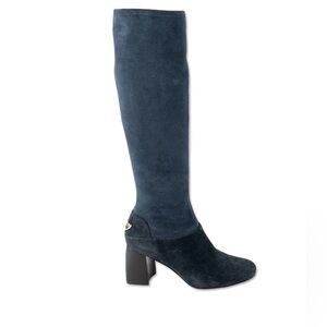 Tory Burch two tone Sidney suede boots